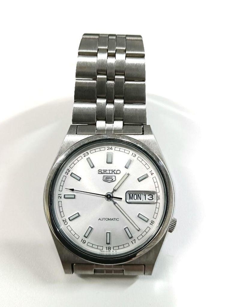 [USED] SEIKO5 7s26 -3070 Automatic Watch Silver