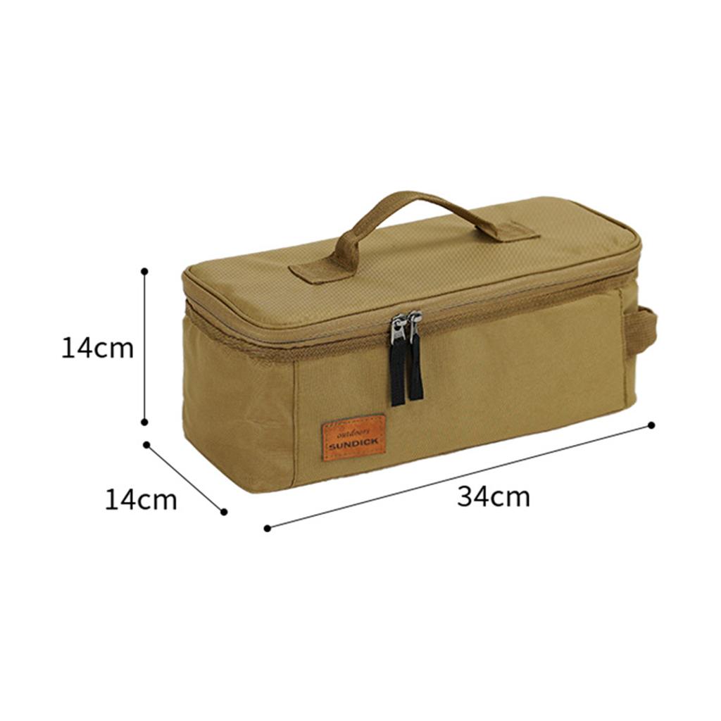 Outdoor Camping Gas Tank Storage Bag Scratch Resistant Large Capacity Ground Nail Tool Bag Gas Canister Picnic Holder Organizer