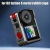 Flymile Applicable For DJI Action 6 Protective Cage Metal Frame Sports Camera Accessories