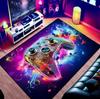 Gaming Area Rug Teen Boys Carpet 3D Multi Gamepad Game Controller Game Room Gaming Room Boys Girls Bedroom Playroom Living Room