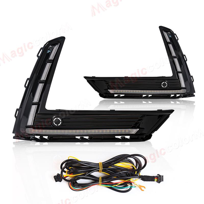 Для Honda CRV CR-V 2025 светодиодные дневные ходовые огни DRL дневные ходовые огни динамические поворотные противотуманные фары белые желтые синие автомобильные аксессуары