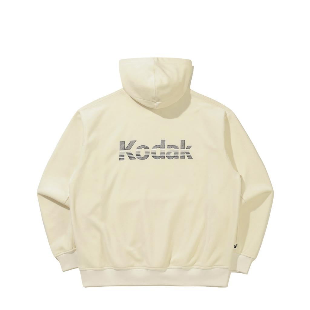 KODAK Радужный бархатный худи Айвори