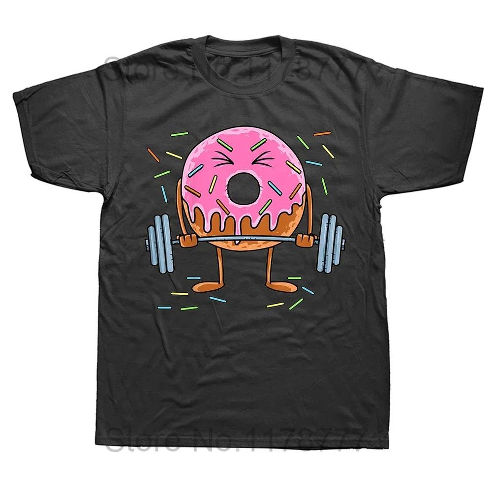 Check Out My Six Pack Donut Funny Gym T Shirts Summer Style Streetwear Short Sleeve Birthday Gifts T-shirt Mens Clothing