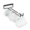 Metal Decorative Cabinet Kitchen Goblet Bar Cup Hanger Hanging Rack Storage Shelf Wine Glass Holder