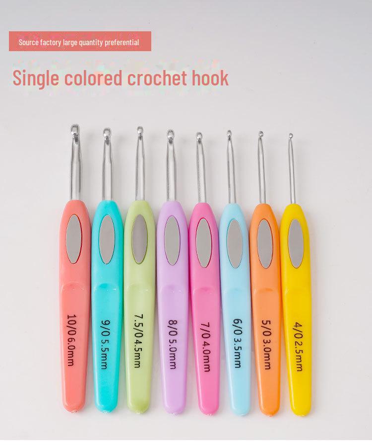 Набор для вязания крючком «Яркая радуга»: 8 сумок и свитеров ручной работы из шерстяного материала с нескользящей вязкой крючком