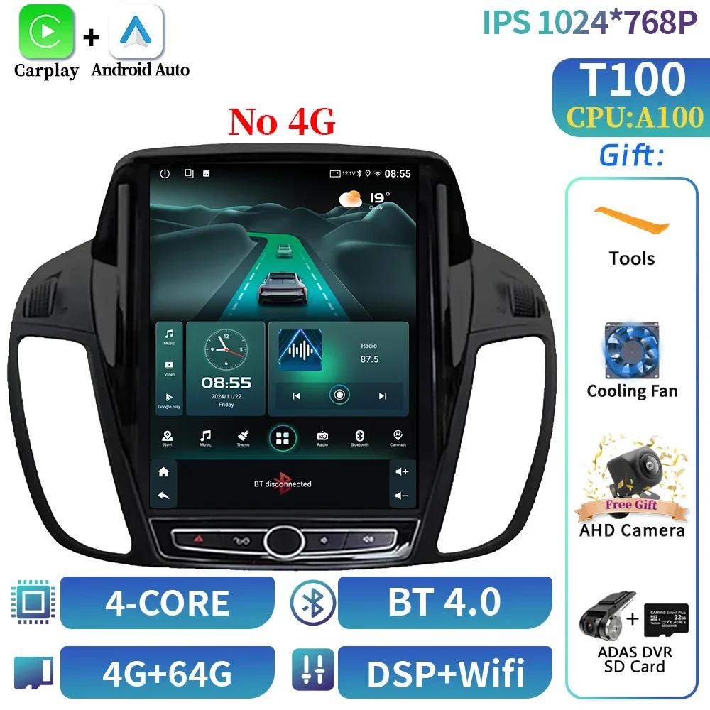 9,7-дюймовый Android 14 Мультимедиа Для Ford KUGA C-max Escape 2013-2015 Авторадио Радио QLED Плеер Навигация Carplay Экран GPS