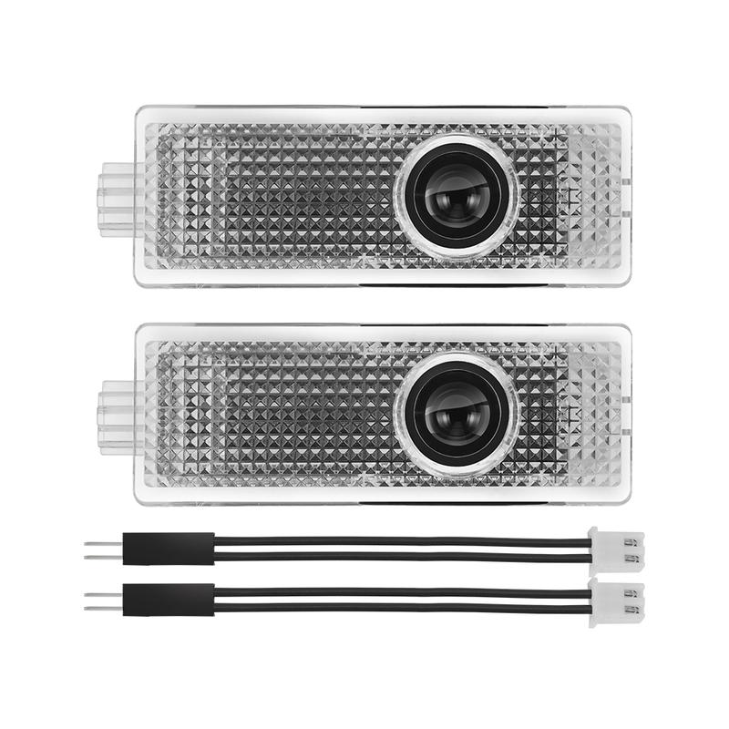 Red JOHN COOPER WORKS Projector Light 2pcs LED Door Light For MINI F55 F56 F57 R60 R58 R59 R57 R55 MINI Ghost Shadow Light