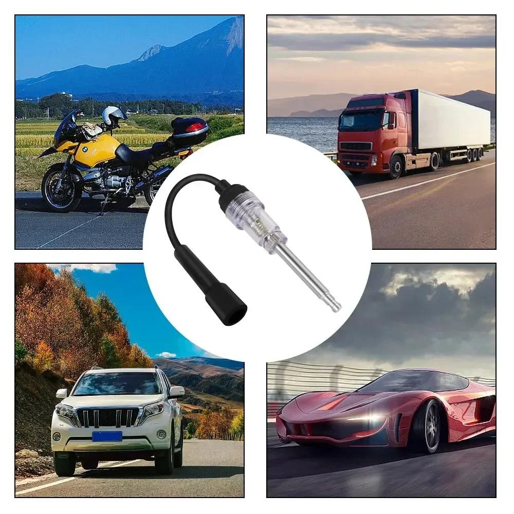 Тестер автомобильных штекеров Система зажигания Катушка двигателя Встроенный диагностический инструмент для автомобилей Тестер искры зажигания в линию Тест искры провода