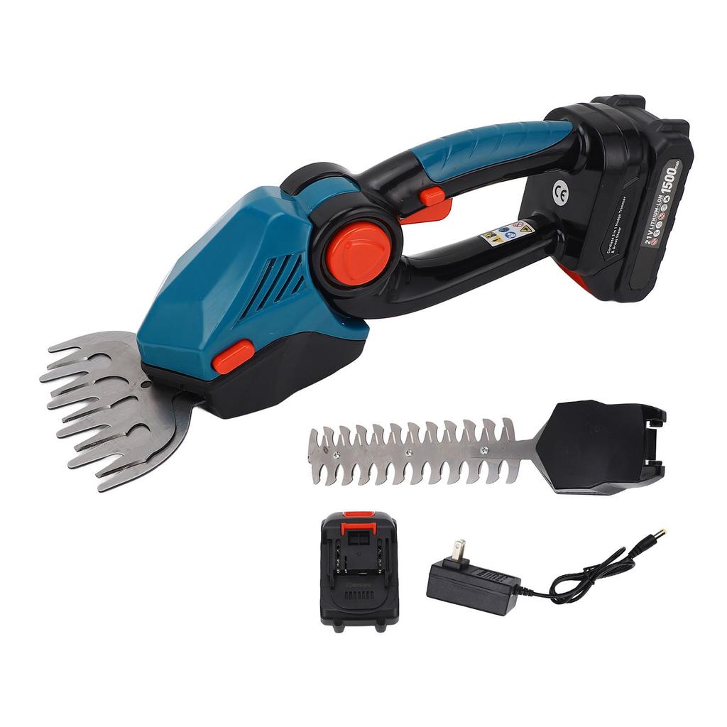 Беспроводной кусторез 22000 об/мин 21 В 1500 мАч аккумуляторная машинка для стрижки травы ручная машинка для стрижки живой изгороди