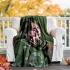 Billie Eilish Theme Printed Blanket - Perfect for Couch, Bed, Travel & Outdoor Use | Machine Washable, Cozy & Durable.