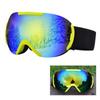Двухслойные противотуманные лыжные очки для мужчин и женщин, большие сферические зеркальные очки для катания на лыжах, сноуборд, снегоход, зимние виды спорта, снег
