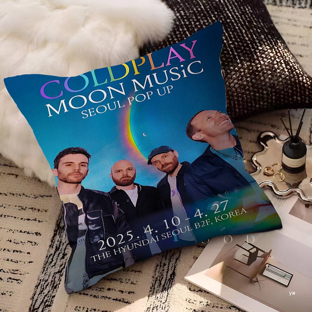Подушка с изображением Coldplay (Band C) Чехлы для подушек Декор в деревенском стиле Домашние декоративные чехлы для подушек на диван