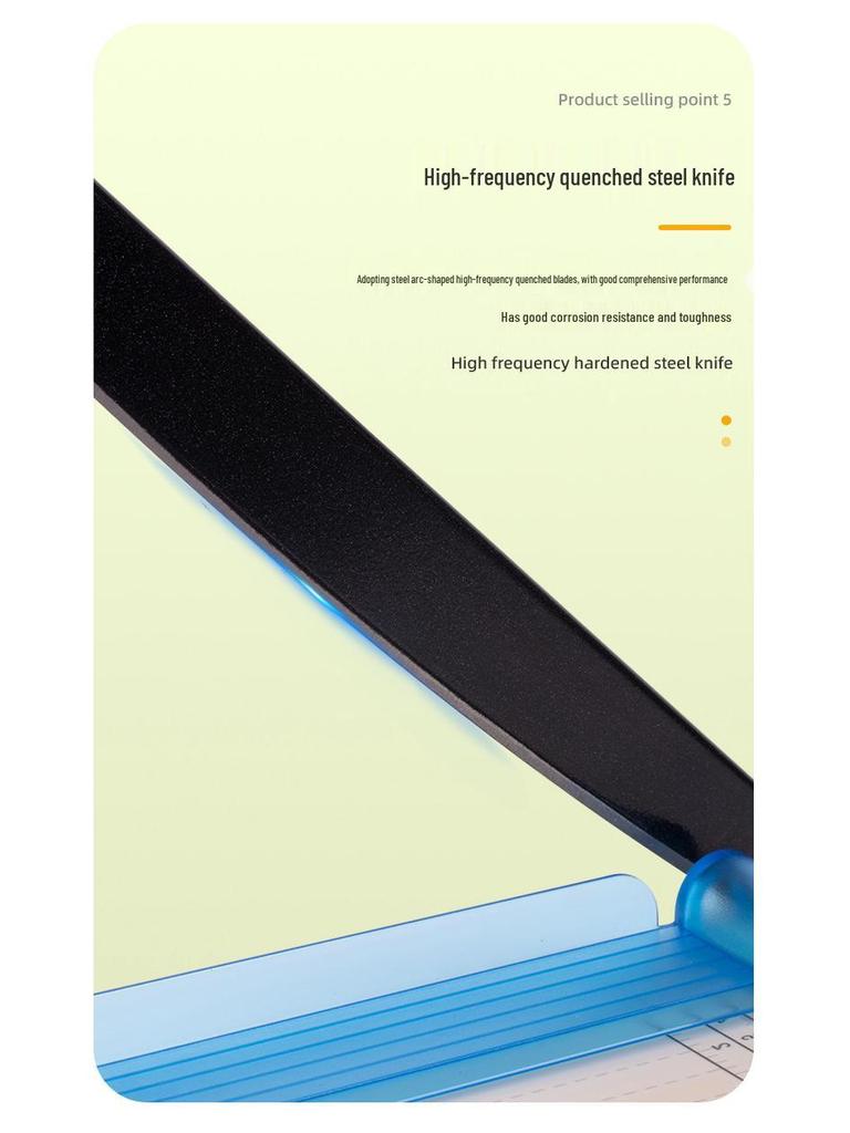 A4 Guillotine Paper Cutter with Removable Press Bar - Lightweight Manual Paper Trimmer