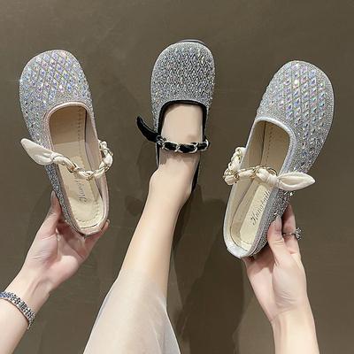 Новые туфли Baotou на низком каблуке, плоские, одинарные, вечерние, повседневные, модные, удобные, темпераментные, универсальные, плоские туфли, женская обувь