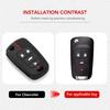 Чехол для смарт-ключа автомобиля, держатель для брелока Chevrolet Malibu Cruze Spark Opel Vauxhall Astra J Corsa DE, силикон