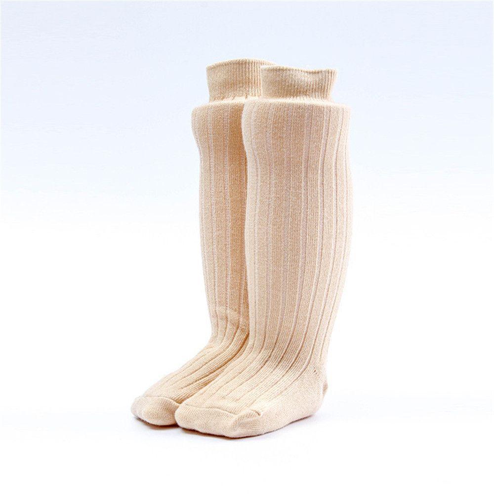 Детские полосатые длинные хлопковые гольфы зимние теплые гетры детские носки