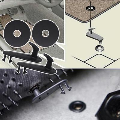 Зажимы для автомобильного коврика, держатель для ковра, крепежный крючок для Toyota Corolla E120 E130 Land Cruiser Prius XW10 RAV4 Sequoia Camry XV30 XV40 2002-2007