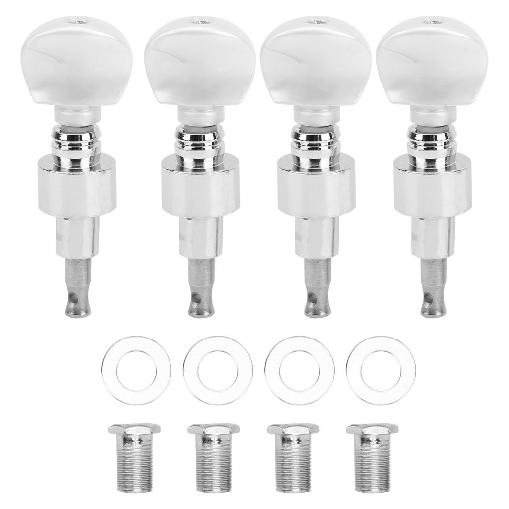 4Pcs Banjo Geared Machine Tuner Pearled Pegs Musical Instrument Accessories HA106