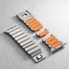 Титановый фторэластомерный ремешок для Apple Watch Ultra 3 2 49 мм, магнитный ремешок для iWatch Series 11 10 46 мм, 9 8 7 45 мм, 6 SE 3 44 мм