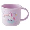 Children's Plastic Lunch Cup, 200ml, Dishwasher Safe, Made In Japan, Little Unicorn Design, Girl's KE4AAG-A