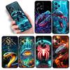 Чехол для телефона с дизайном Аниме Биология Для Xiaomi Redmi Note 15 14 13 12 12S 11E 11 11S Pro Plus 4G 5G Черный Мягкий ТПУ