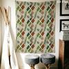 Simple Geometry Wall Tapestry Aesthetic Wall Hanging Printed Fabric Blanket Decorative Tapestries for Bedroom Living Room Home Decor