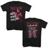 Skid Row United World Rebellion US Tour 2013-2014 Мужская Унисекс Концертная Футболка