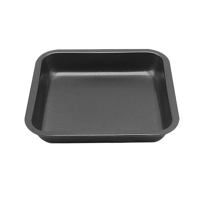 2 размера квадратная форма для торта 9,5x7 8x8 дюймов мини-формы для выпечки из углеродистой стали премиум антипригарное покрытие набор кухонных принадлежностей