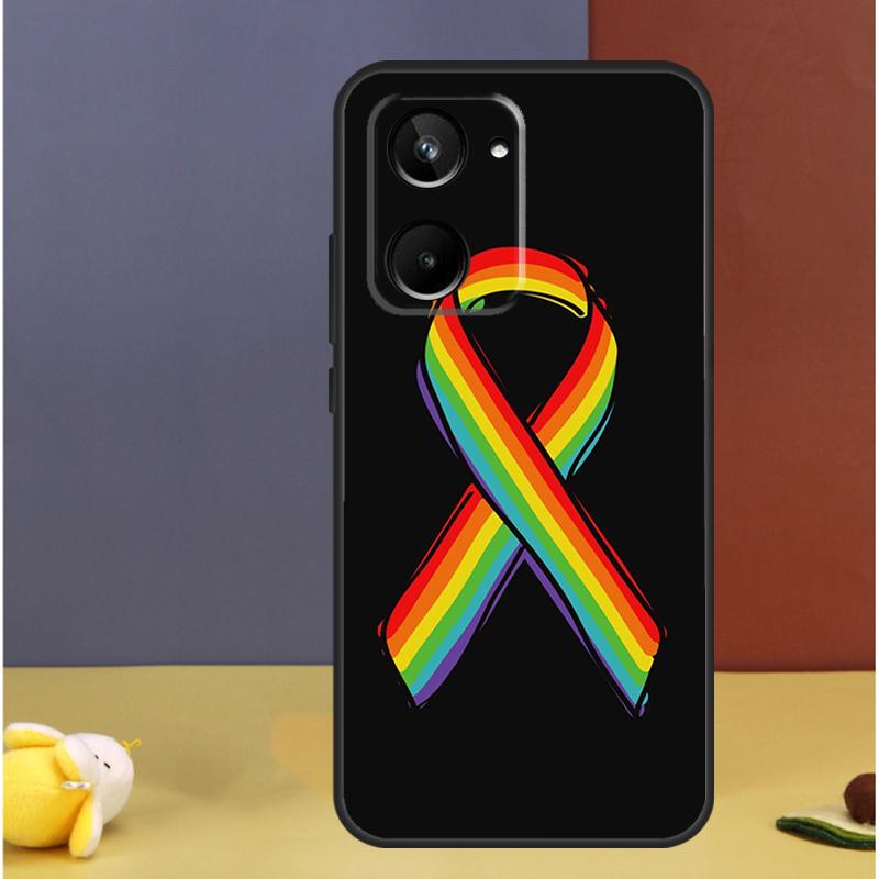 Heart Rainbow Gay Pride LGBT For Realme C71 C75 C55 C53 C67 C61 C33 C63 C51 C65 15 GT7 Pro 10 11 12 13 14 Pro Plus Case