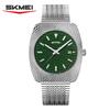 SKMEI 9417 Men's Casual Luxury Fashion Watch Reloj Hombre New Brand Men's Quartz Watch Date Night Light Stainless Steel Strap