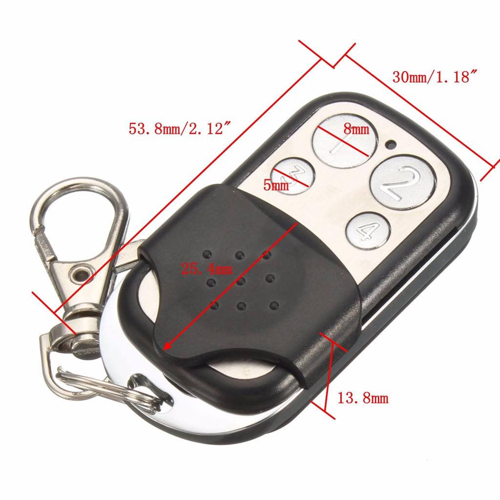 Boss Garage Door Remote Control BHT3/BHT-3/HT3/ BOSS 6 433MHz BOL4/BOL6/OL4 Gate Keyfob