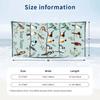 Birds Artistic Nest Theme Quick Dry Beach Towel Custom Name Text Print Large Sand Resistant Towel Beach Vacation