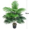 21 лист искусственная пальма пластик искусственные тропические листья домашний садовый декор
