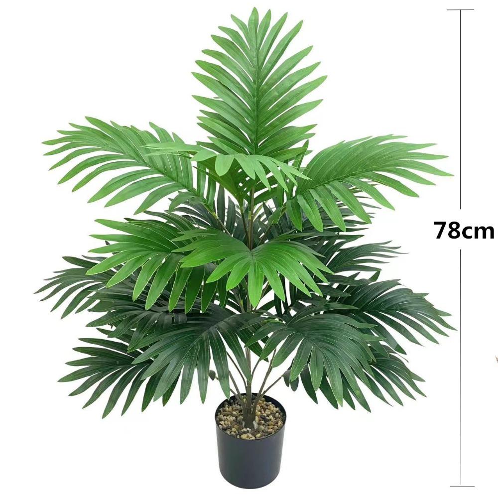 21 лист искусственная пальма пластик искусственные тропические листья домашний садовый декор