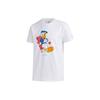 Neo Disney Donald Duck Print Casual Short Sleeve T-Shirt Men Tops White GJ5637