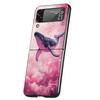 Humpback Whale Sea Giant Cover Phone Case For Samsung Galaxy Z Flip 7 6 5 4 3 5G Flip7 Flip6 Flip5 Flip4 Flip3 Black Fundas Shel