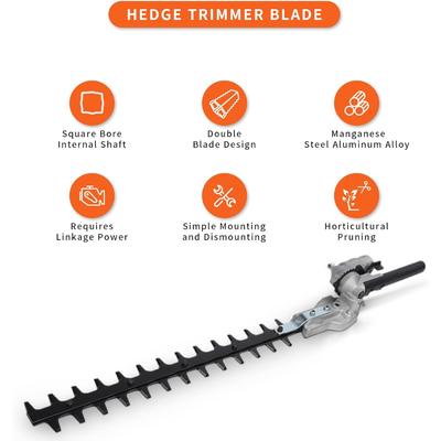 Головка кустореза, Головка кустореза-рюкзака с двойным лезвием, Запасные части-насадки для лезвия кустореза 26 мм