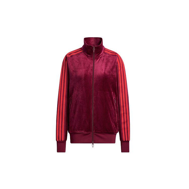 adidas X IVY PARK Велюровая спортивная куртка Вишневое дерево HN0305