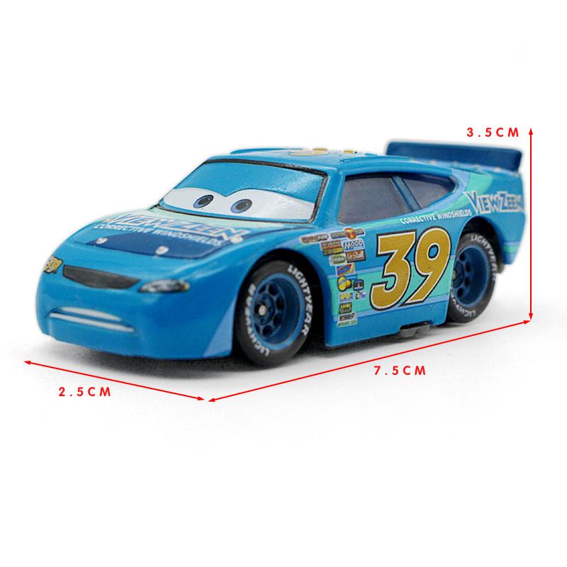 Disney Pixar Cars No.95 Молния Маккуин Модель автомобиля Металлические игрушки и хобби Для детей Для мальчиков Для малышей и детей Дети Подарок на день рождения Игрушечные машинки и поезда