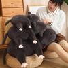 355070Cm Simulation Big Black Mouse Plush Toys Funny Lying Rat Pillow Stuffed Animal Dolls Interesting Room Decor Gift