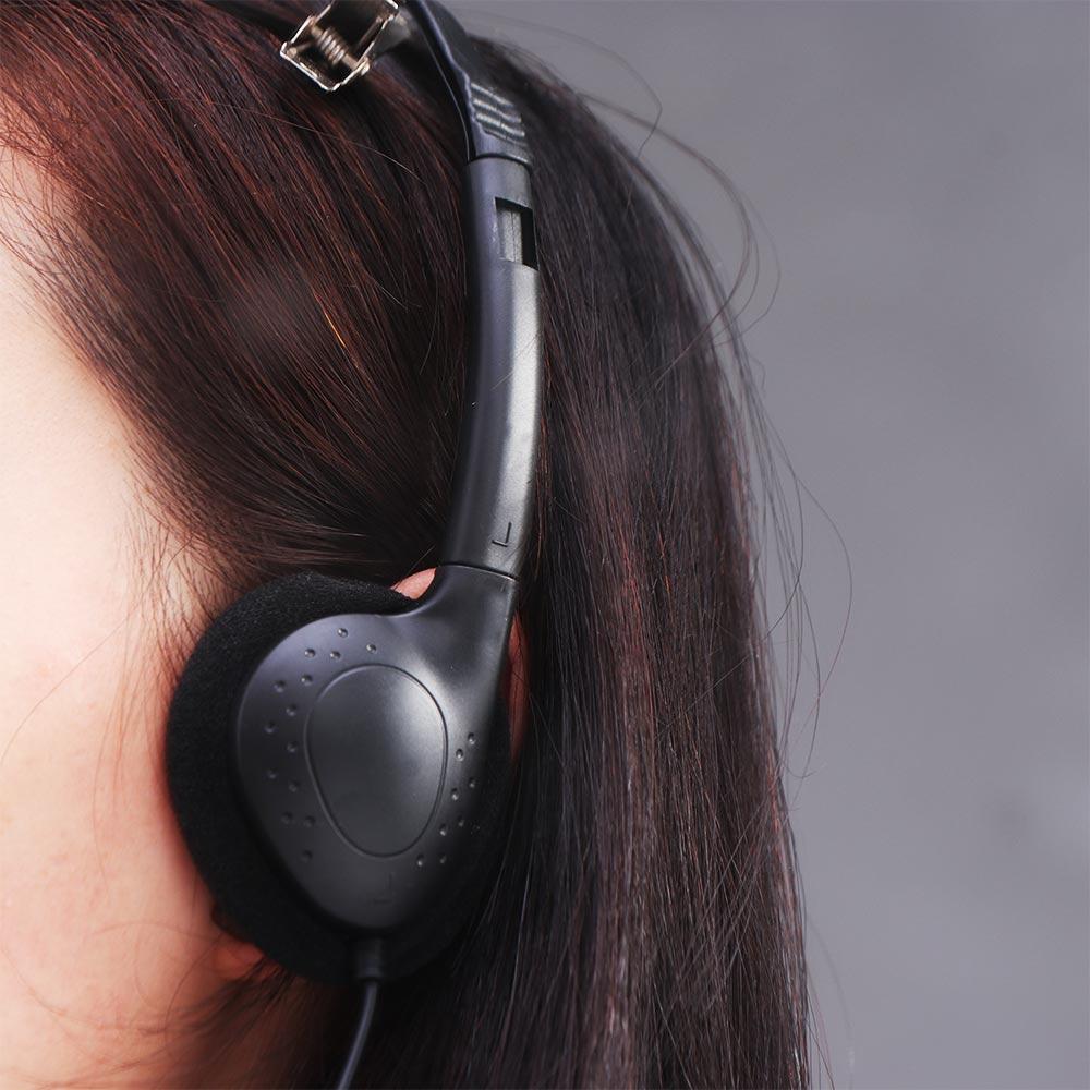 Wired Headworn Wired Headset Black Headphone Universal Headset Cellular Wired Headset  Gift
