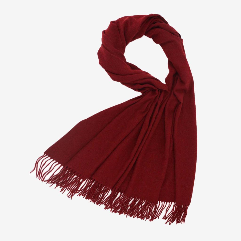 2025 Autumn/Winter New Women'S Solid Color Imitation Cashmere Scarf, High End And Versatile Scarf, Fashionable Thickened Men'S Tassel Shawl