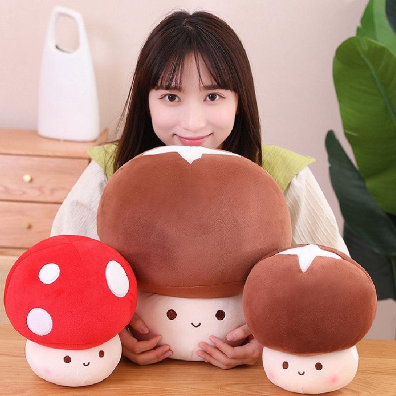 Red Umbrella Mushroom Plush Toy Soft And Cuddly!