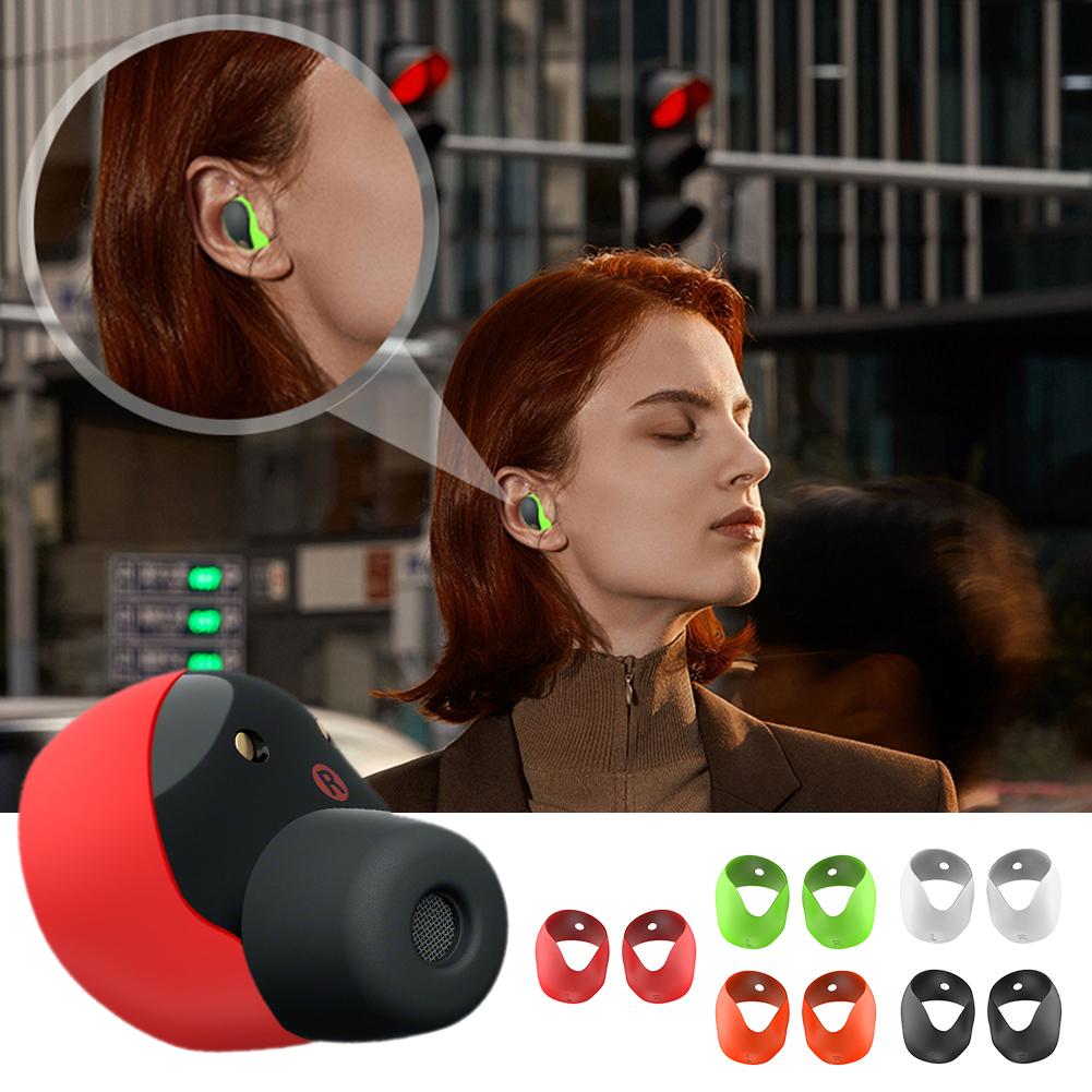 5 пар силиконовых насадок для наушников, противоскользящие наконечники, 5 цветов, защитные чехлы для замены для наушников Sony WF-1000XM5