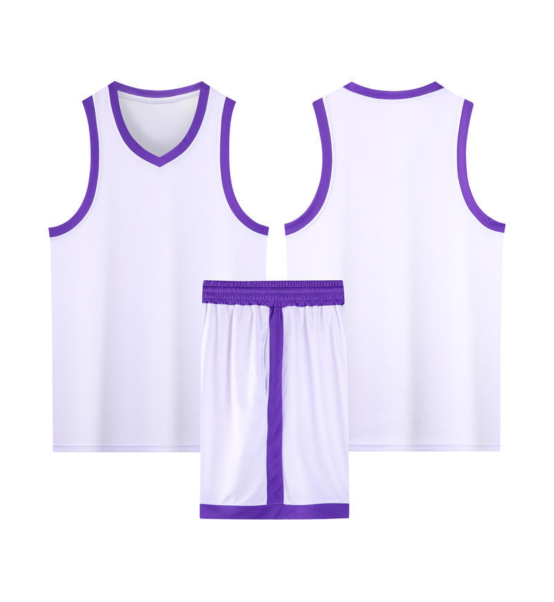 Student adult basketball jersey set men's and women's sports vest blue ball jersey narrow shoulder American game training jersey wholesale