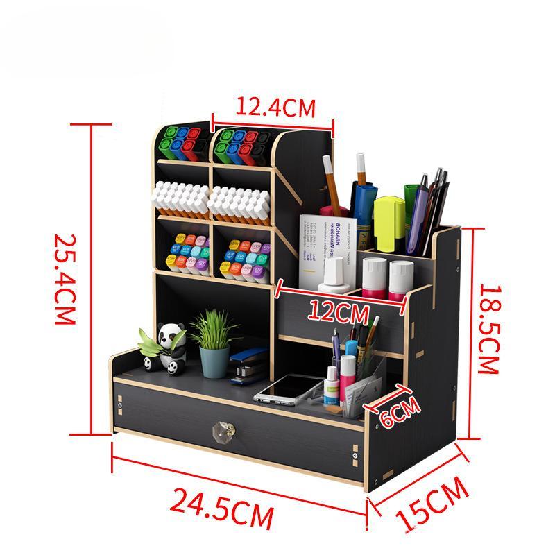 Holder Organizer Storage Box Modern Student Desktop Pen Rack Office Supplies Multi-functional Large-capacity Creative