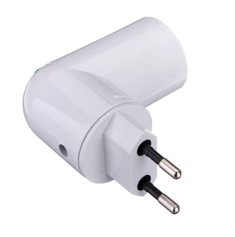 1 Pc EU Plug To E27 Light Lamp Bulb Adapter Converter with ON/OFF Button