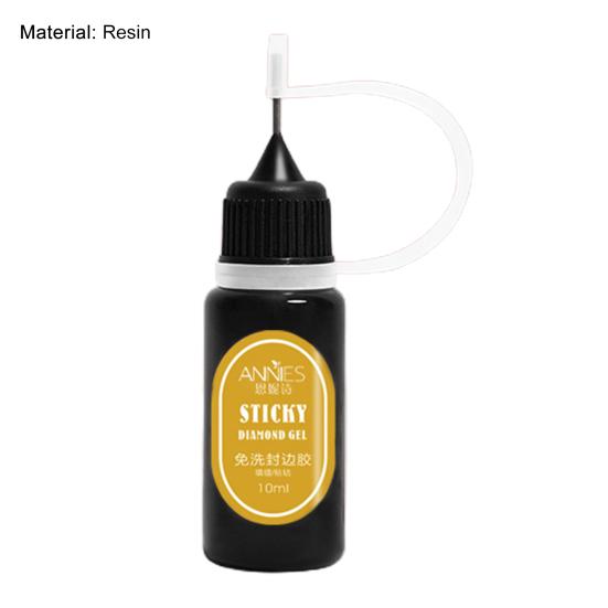 10 мл клей для дизайна ногтей, не смываемый, супер липкий, долговечный клей для ногтей со стразами для женщин