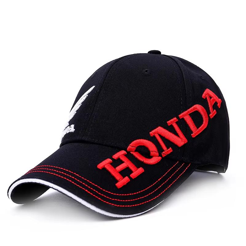CCZSI1 Motorcycle Embroidered Baseball Cap Hat Adjustable Men Women Outdoor Sports Hat For Honda CB400 CB650F CBF CBR250RR CRF NC750