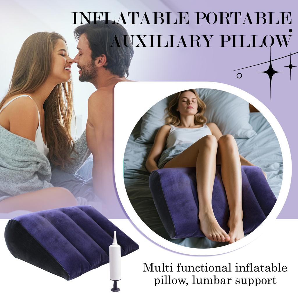 Inflatable Pillow For Couples Portable Position Cushion With Support For Positions Adult Furniture For Bedroom And Travel